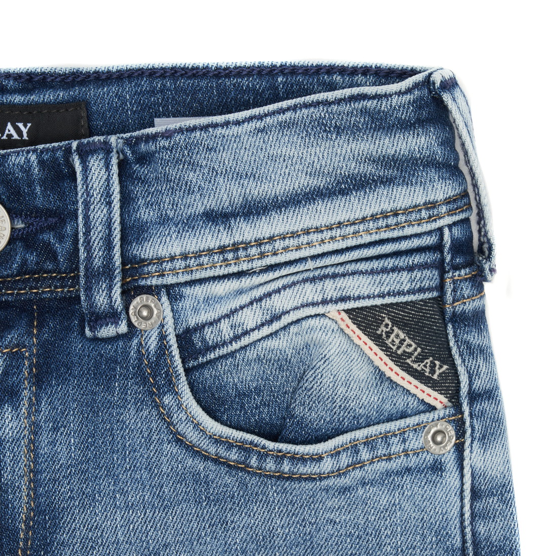 WALLYS 11ozスーパースリムストレッチデニムパンツ 詳細画像